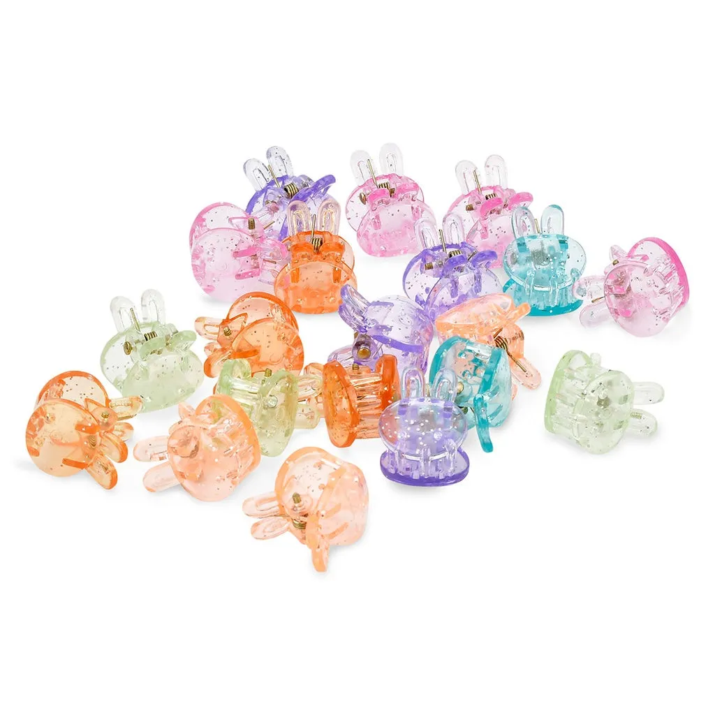 Iscream Carrot Mini Bunny Clips