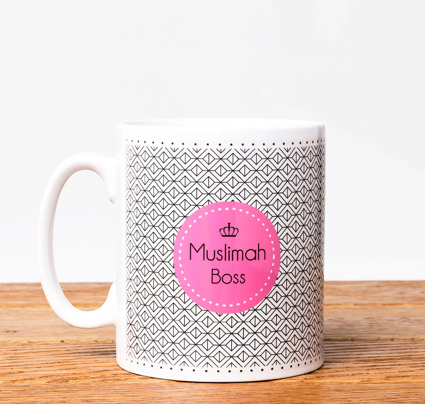 Islamic Printed Ceramic Mug - Muslimah Boss - MG 34