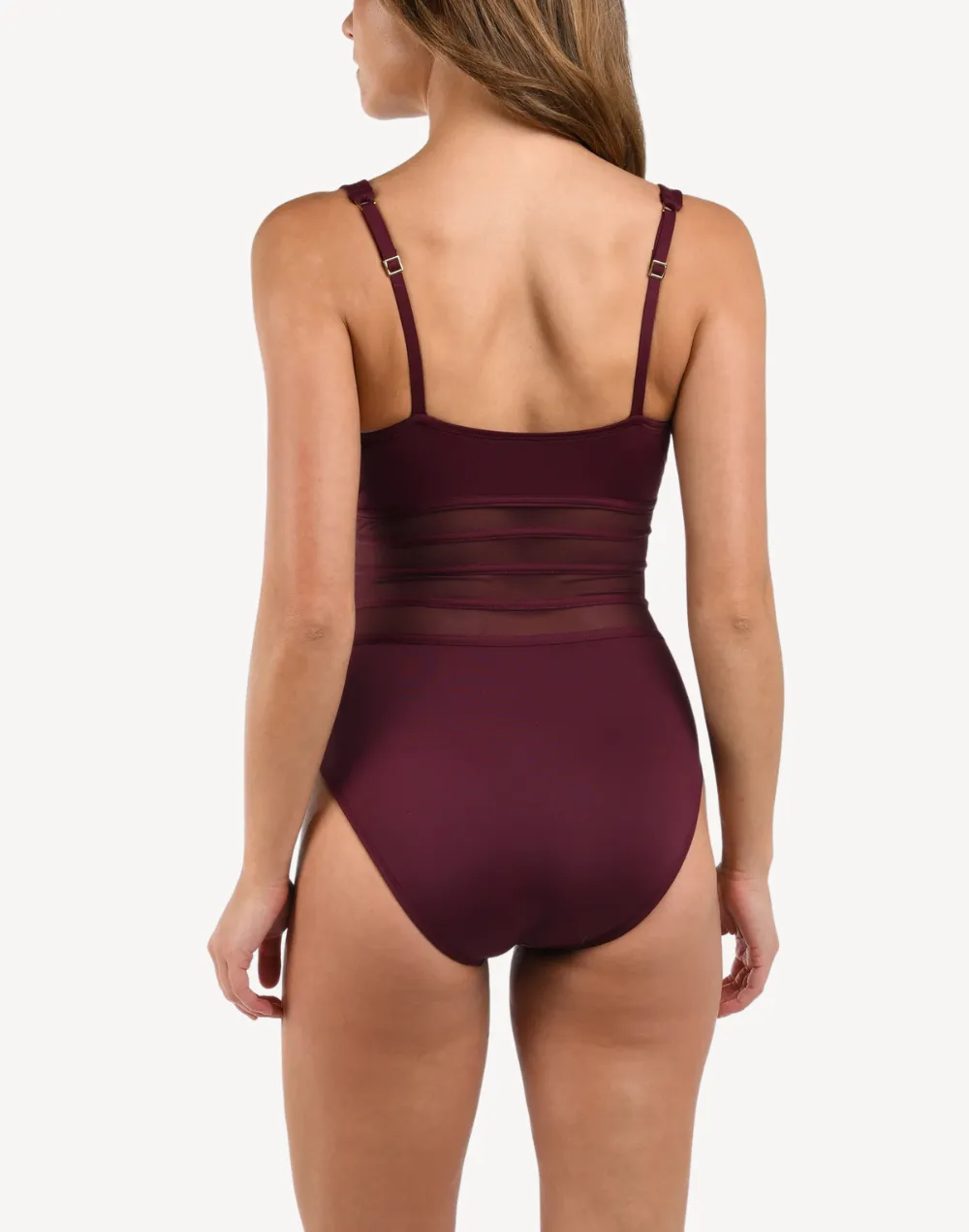 Island Goddess Strappy Mesh One Piece
