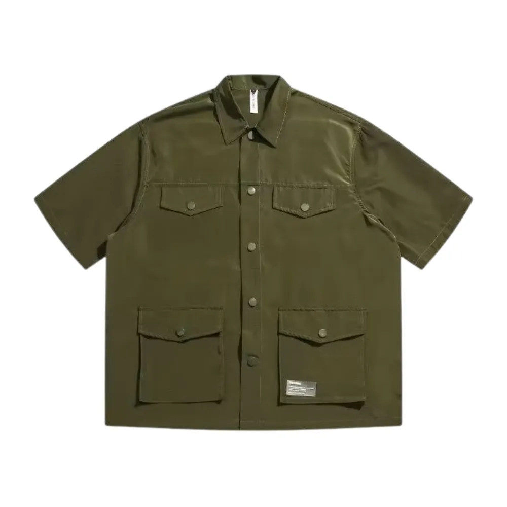 Japanese Multi-Pocket Work Shirt