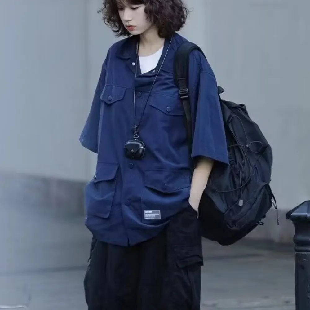 Japanese Multi-Pocket Work Shirt