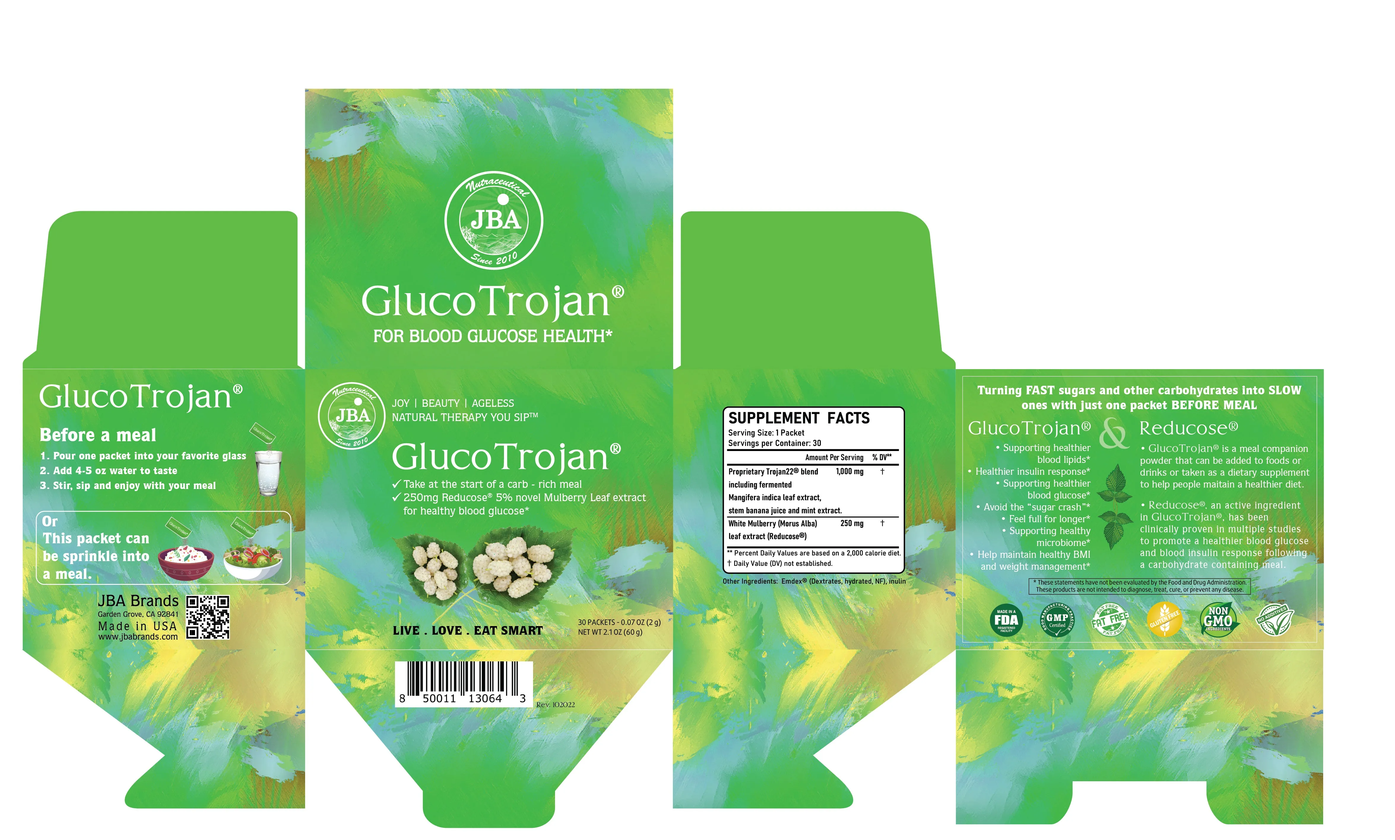 JBA Glucotrojan, A Blood Sugar Balancing Supplement