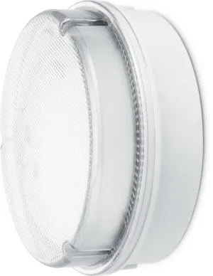 JCC JC23402WPRDIM RadiaLED Utility Mains IP65 Ø283mm Bulkhead 21W 4000K 2000lm LED Prismatic DALI/1-10V