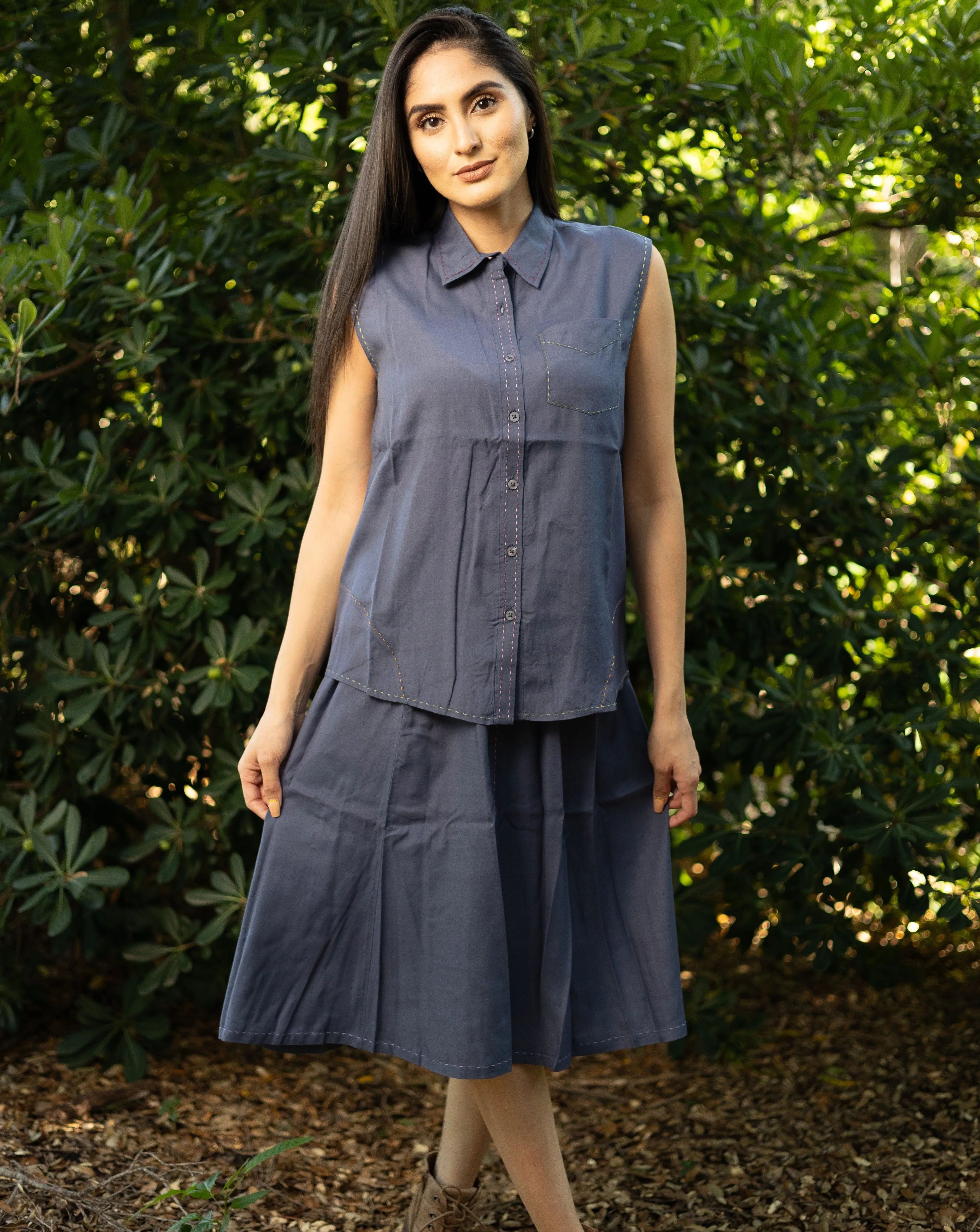 Jennifer Hand Embroidered Shirt