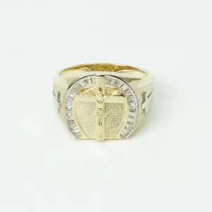 Jesus in Cross Ring in 10K