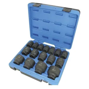 Jet 610403 16 Piece 3/4" DR SAE Impact 6 Point Socket Set