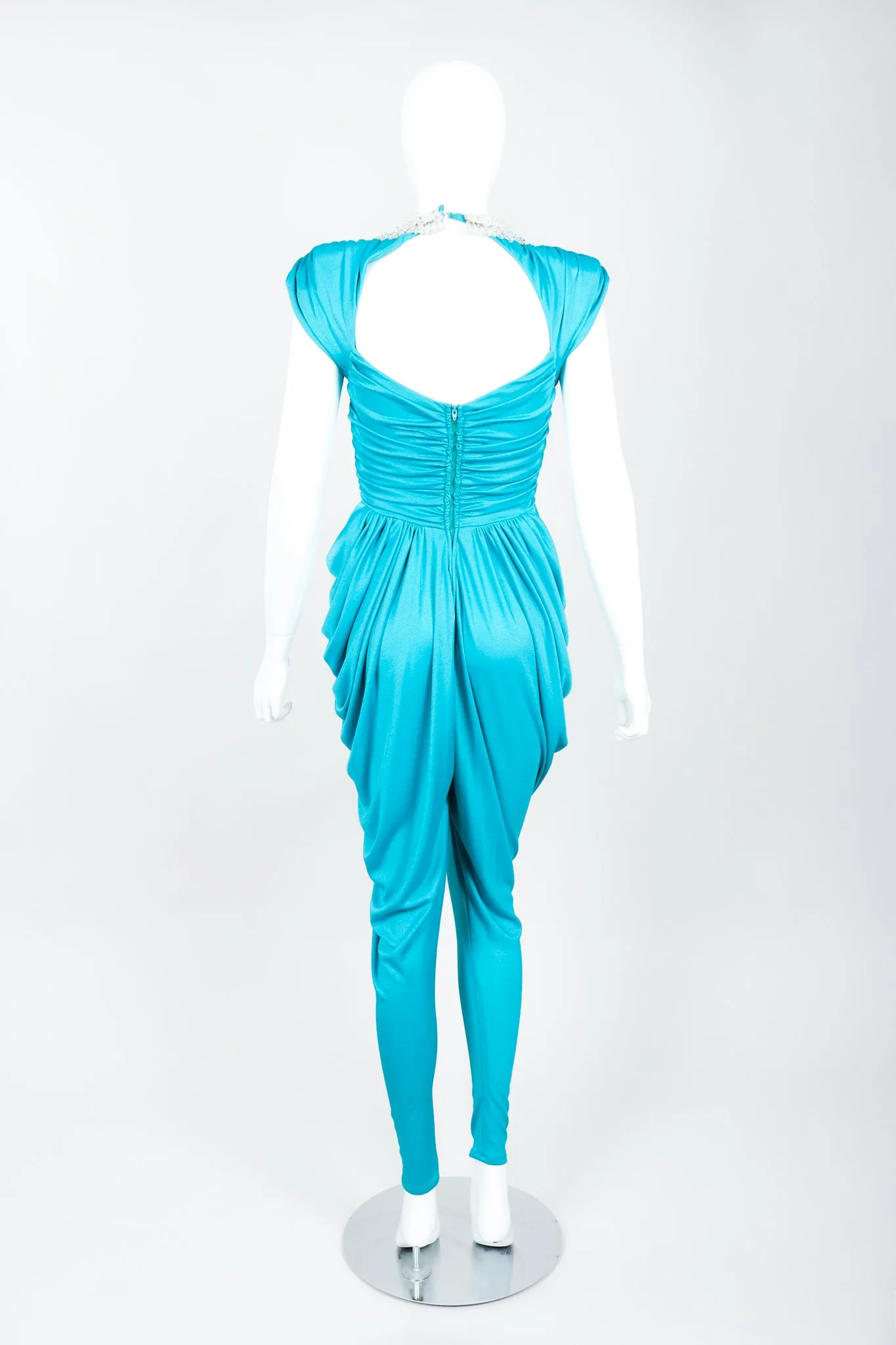 Jewel Neck Harem Jumpsuit