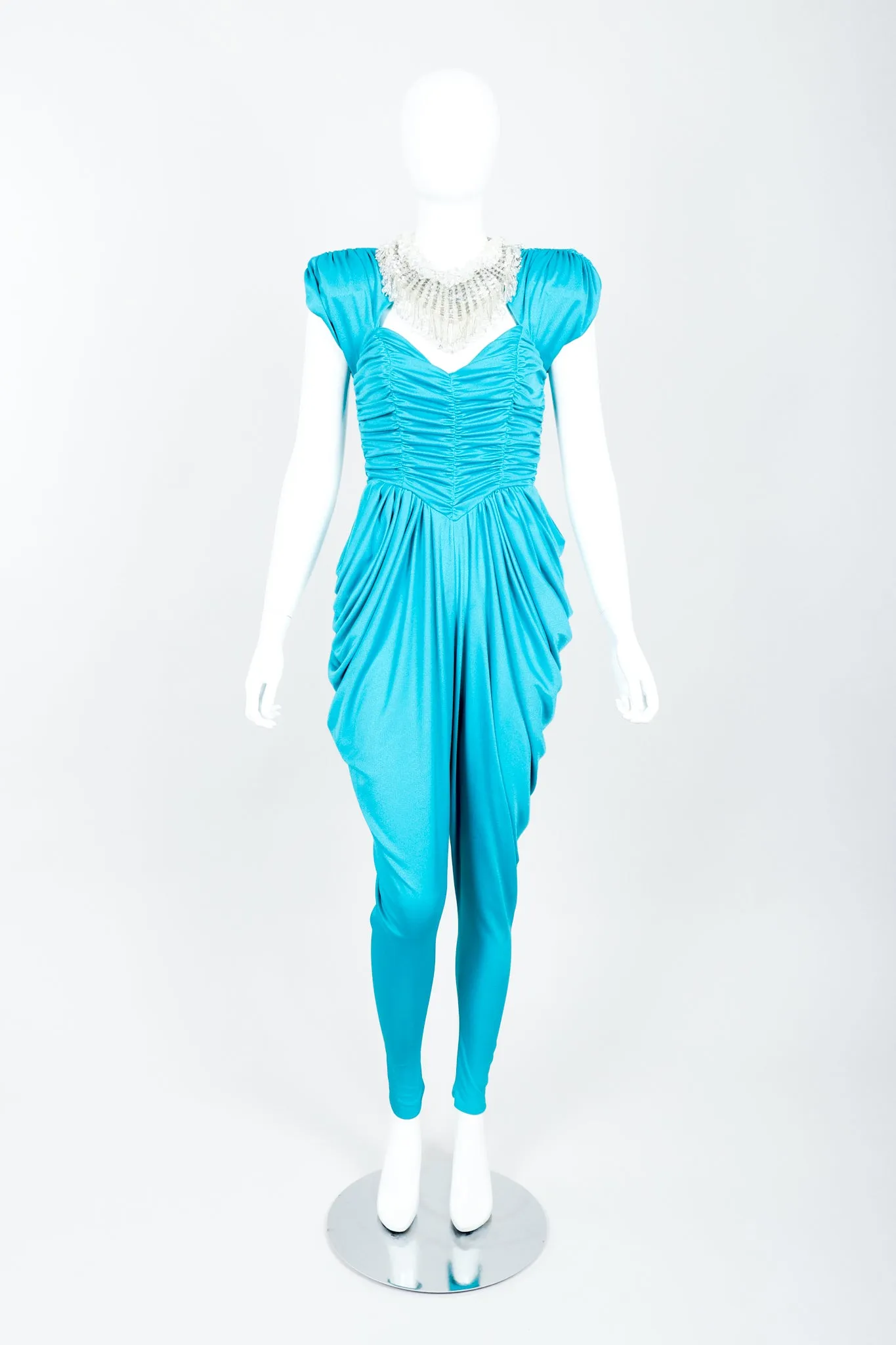 Jewel Neck Harem Jumpsuit