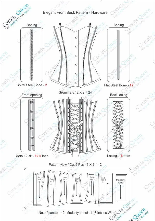 Jewel Overbust Corset
