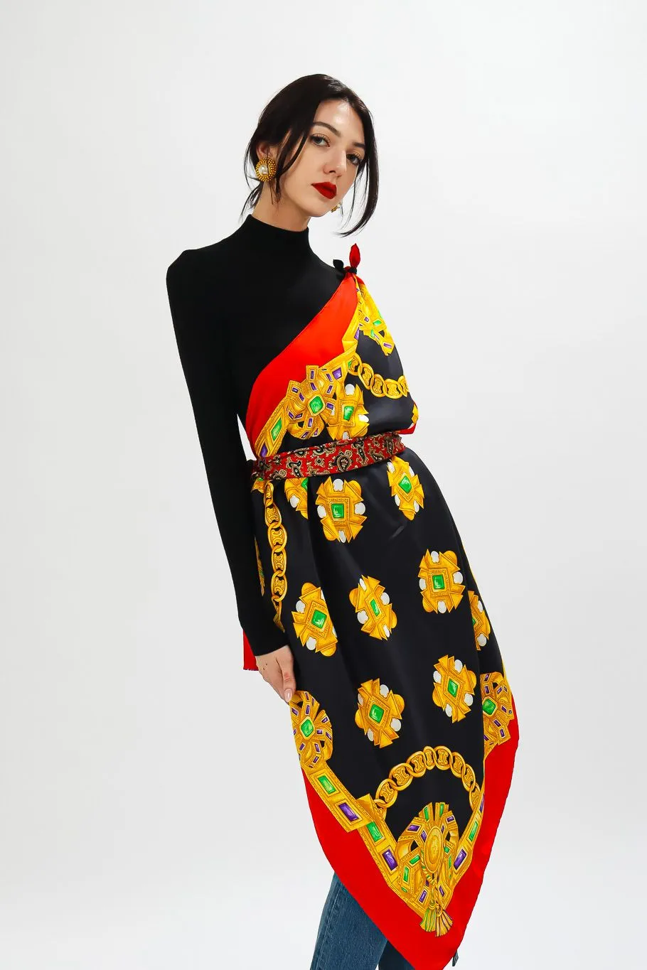 Jewel Silk Scarf