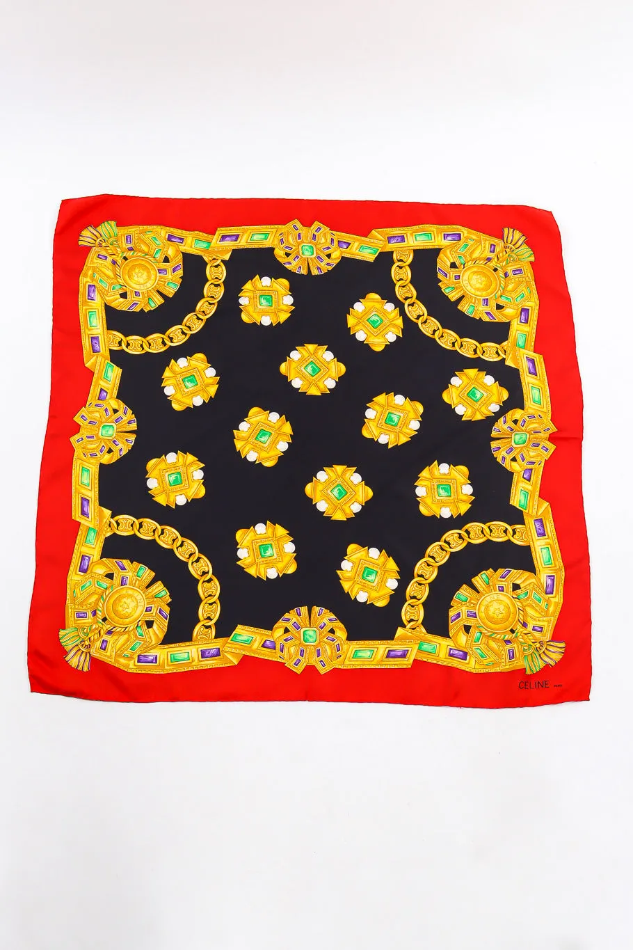 Jewel Silk Scarf