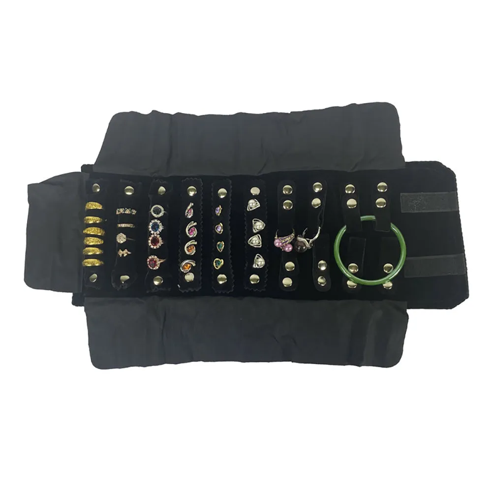 Jewelry Travel Rolls Accessories Organizer Storage Jewelry Display Multipurpose