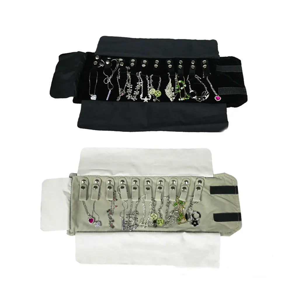 Jewelry Travel Rolls Accessories Organizer Storage Jewelry Display Multipurpose