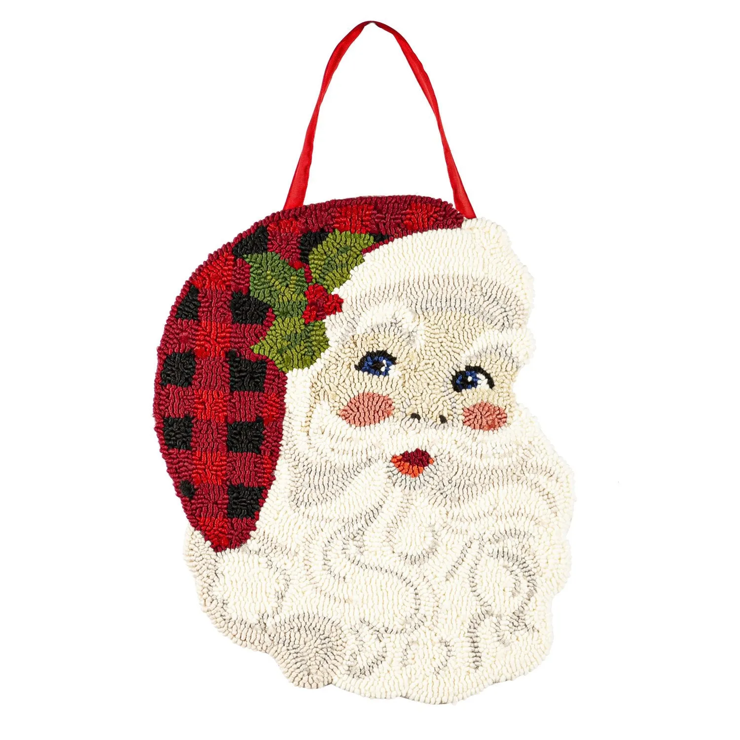 Jolly Santa Hooked Door Décor,2dhp2332