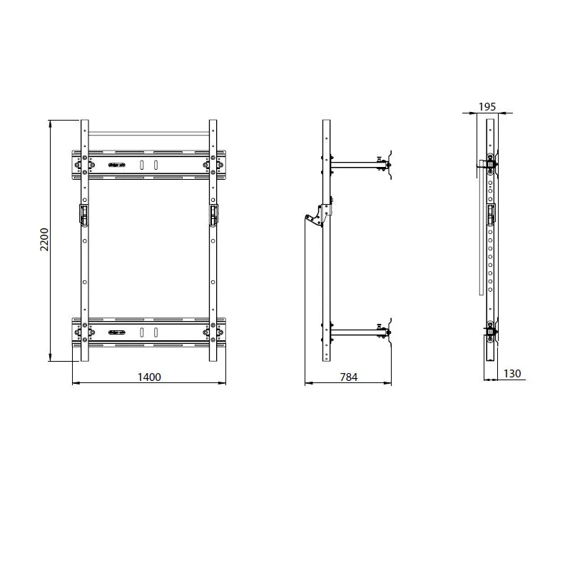 JORDAN® Folding Multi-Use Gym Rack