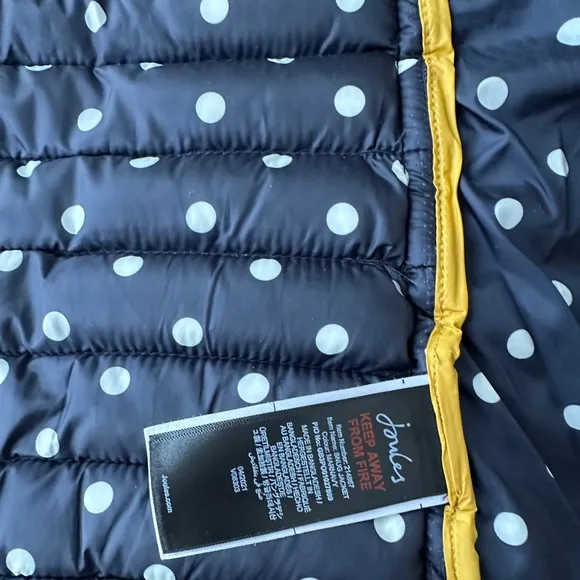 Joules Snug Padded Showerproof Packable Jacket Coat