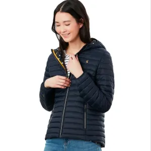 Joules Snug Padded Showerproof Packable Jacket Coat