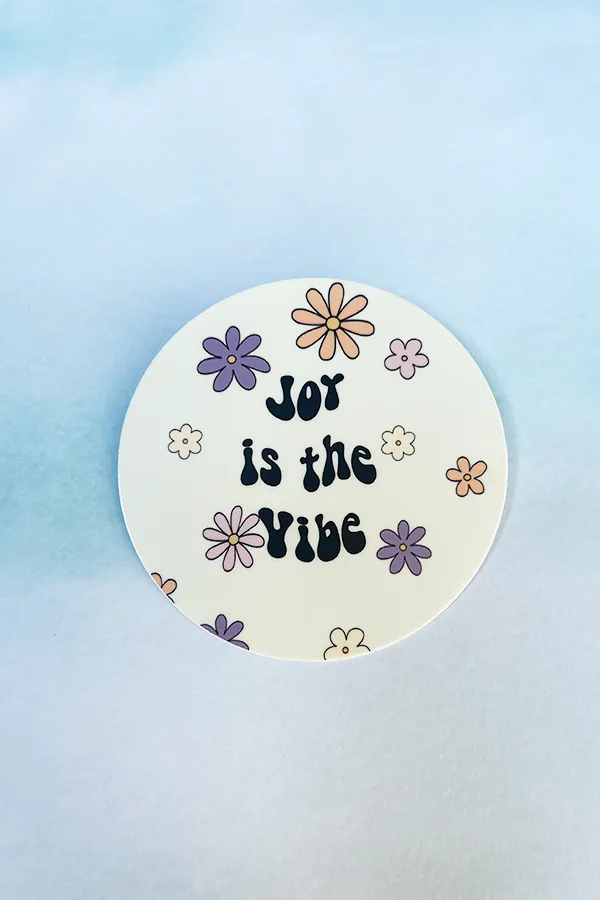Joy is the Vibe Sticker