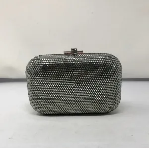 Judith Leiber Rounded Edge Rectangle Crystal Clutch