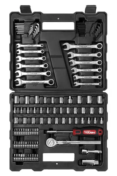 Juego De 113 Piezas Herramientas Mecanicas Caja Llaves De Vaso 1/4 3/8 Inch Set