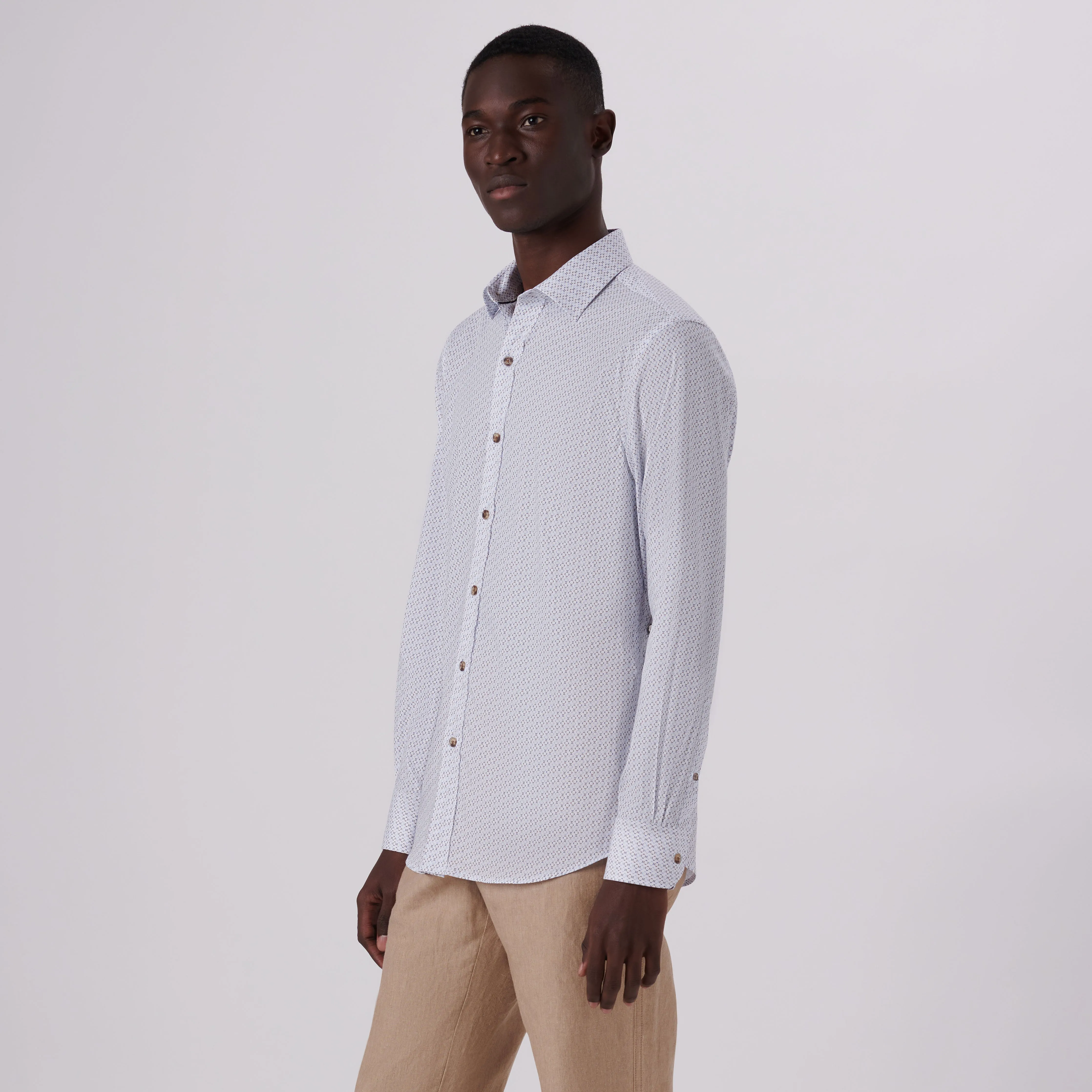 Julian Geometric Print Shirt