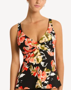 Juniper Cross Front Tankini Top