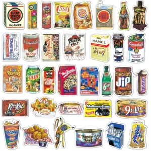 Junk Food 50 pieces DIY Colour Random Sticker Bomb Decals