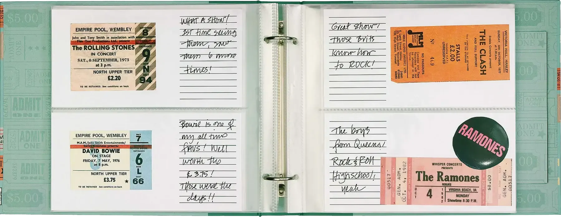 Just the Ticket - Ticket Stub Organizer