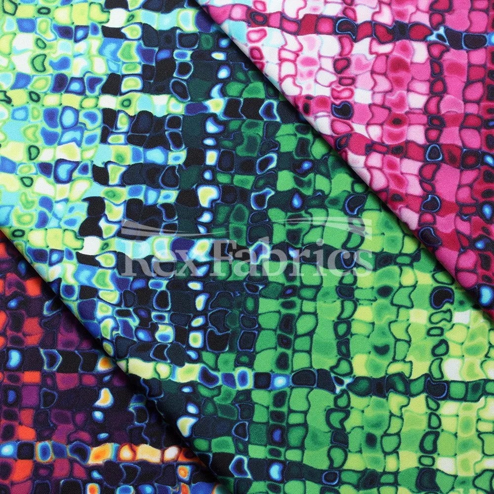 Kaleidoscope Stripe - 4-Way Stretch Nylon Spandex Print