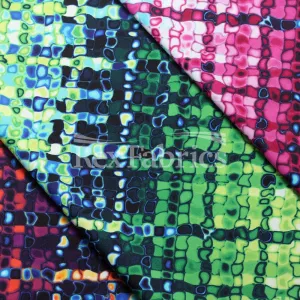 Kaleidoscope Stripe - 4-Way Stretch Nylon Spandex Print