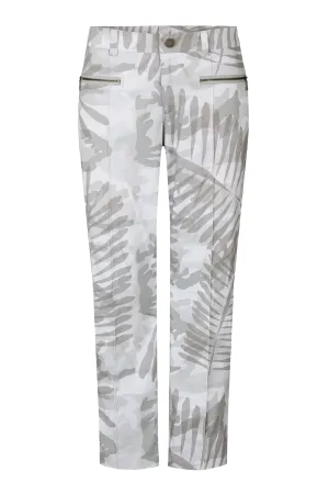 Karen G Palm Print Golf Pant