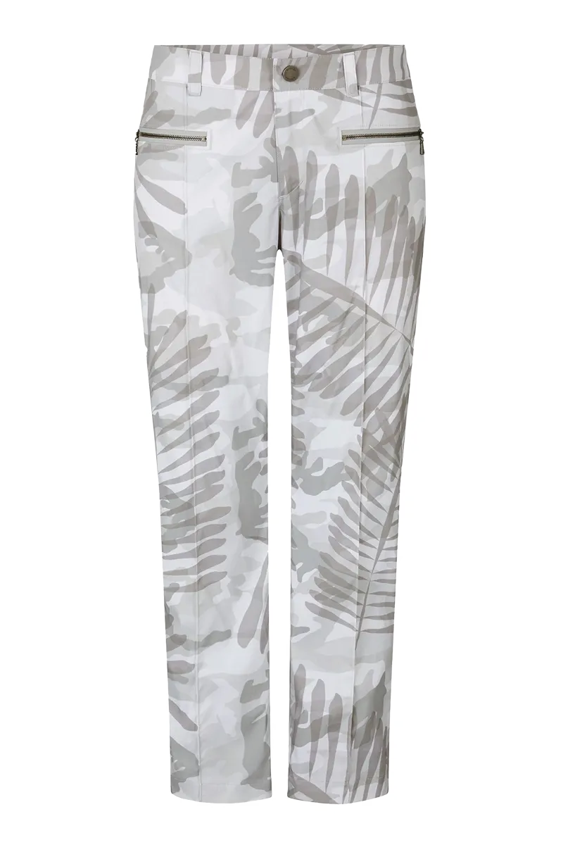Karen G Palm Print Golf Pant