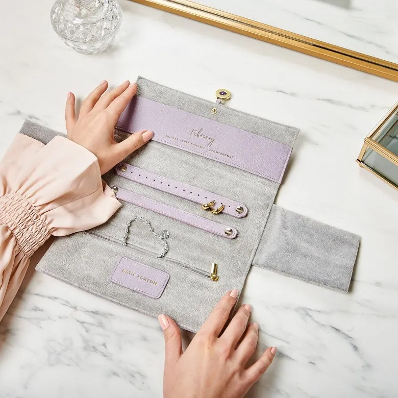 Katie Loxton Birthstone Jewelry Roll - February