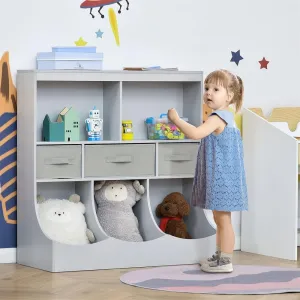 Kids Bookcase Toy Storage Organizer Cabinet Children Display Bookshelf