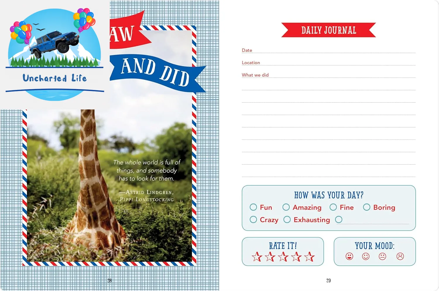 Kids’ Ultimate Travel Journal: Essential Trip Companion
