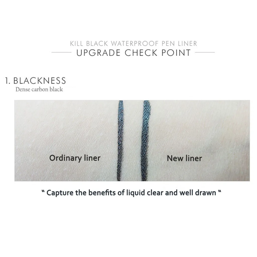 Kill Black Waterproof Pen Liner 0.55ml