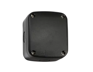 Knightsbridge JB007BK Weatherproof IP66 Outdoor Enclosure, Small - Black