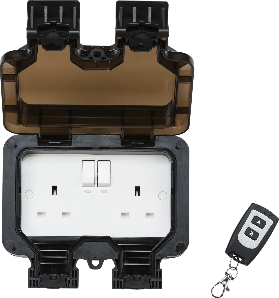 Knightsbridge OP9R Weatherproof Remote Controlled IP66 13A 2G outdoor Socket