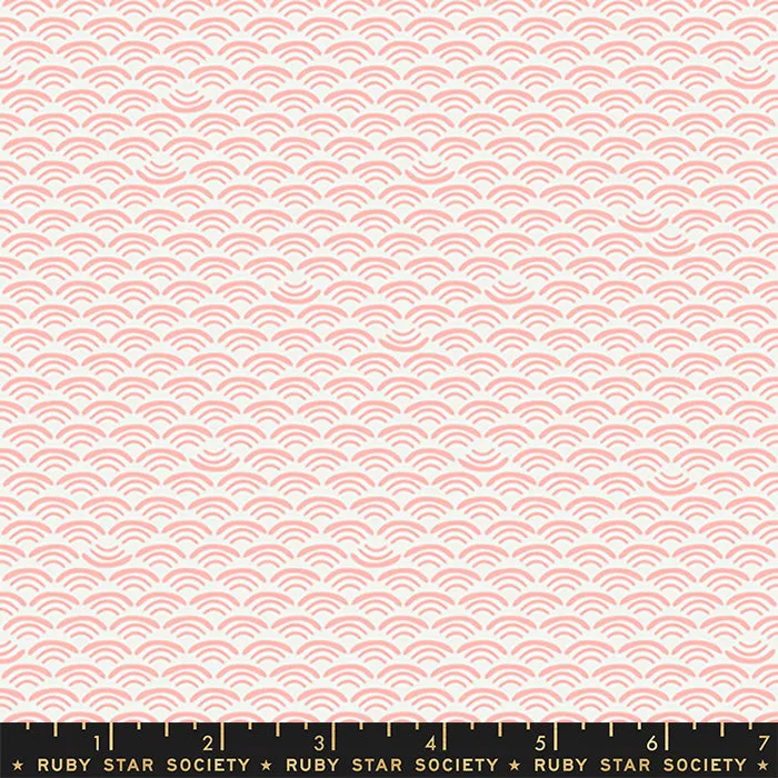 Koi Pond, Smile and Wave in Peach Fizz