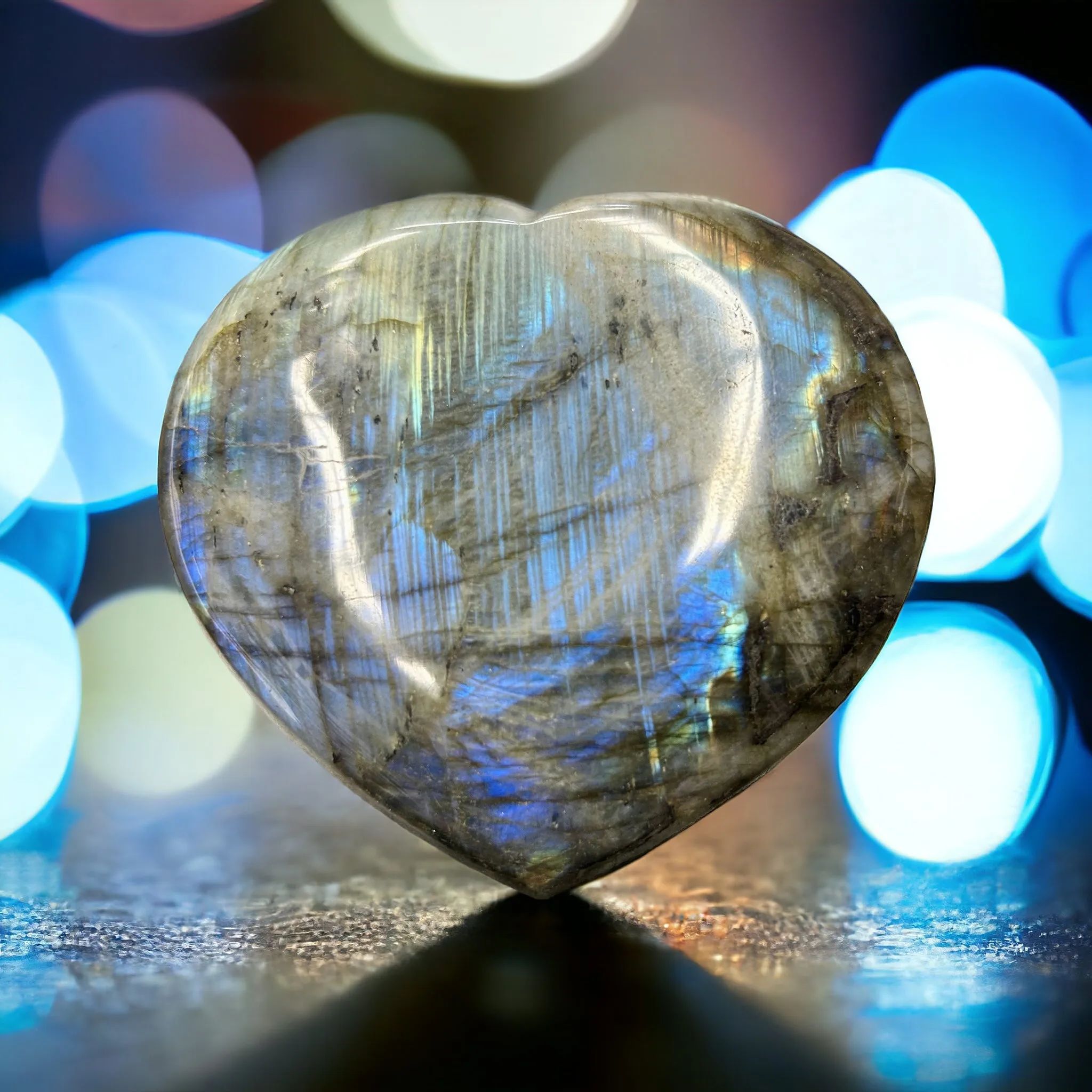 Labradorite Heart - Large