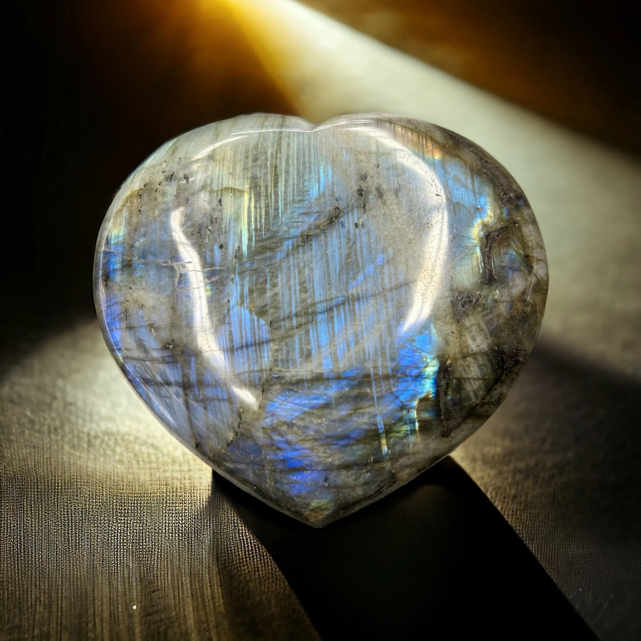 Labradorite Heart - Large