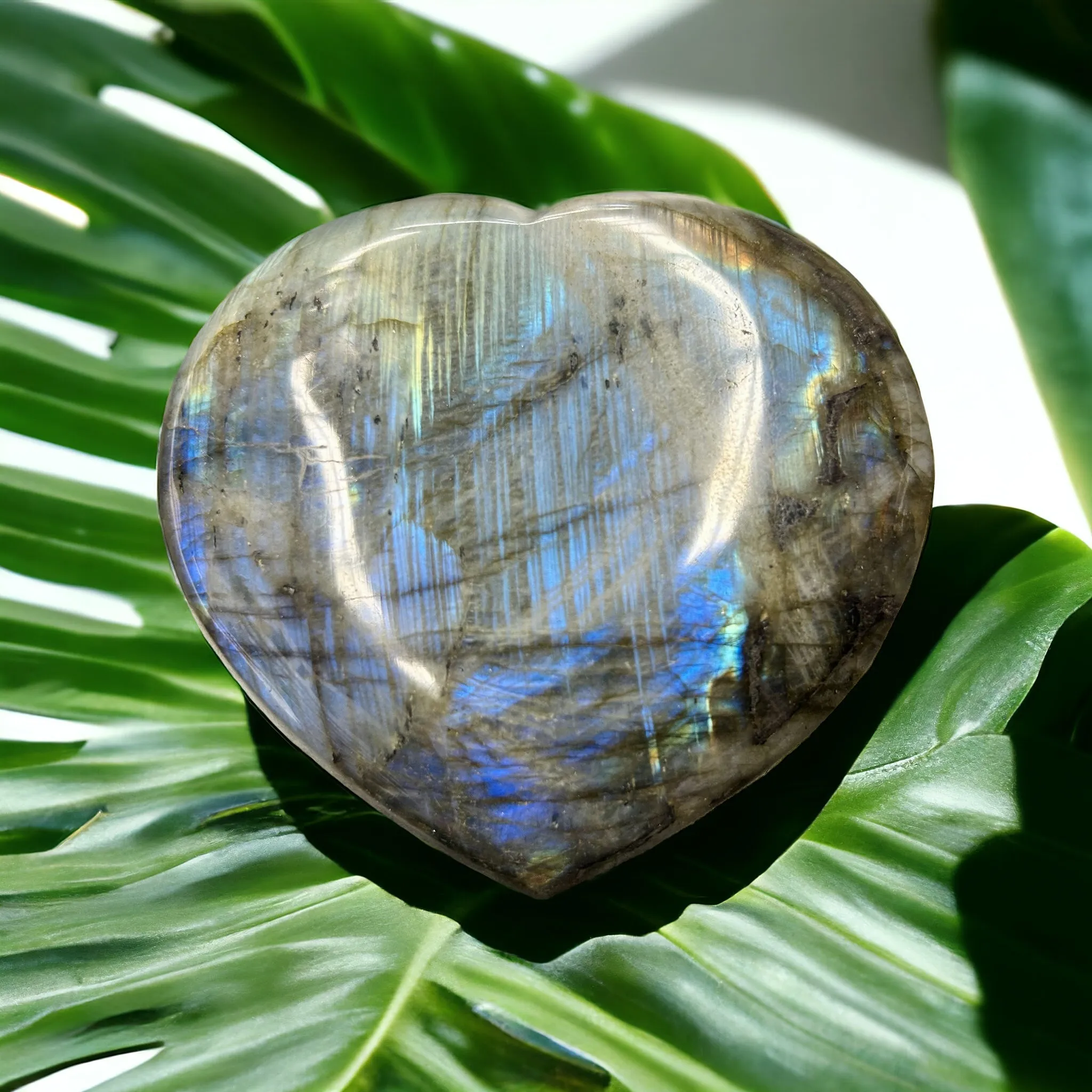 Labradorite Heart - Large