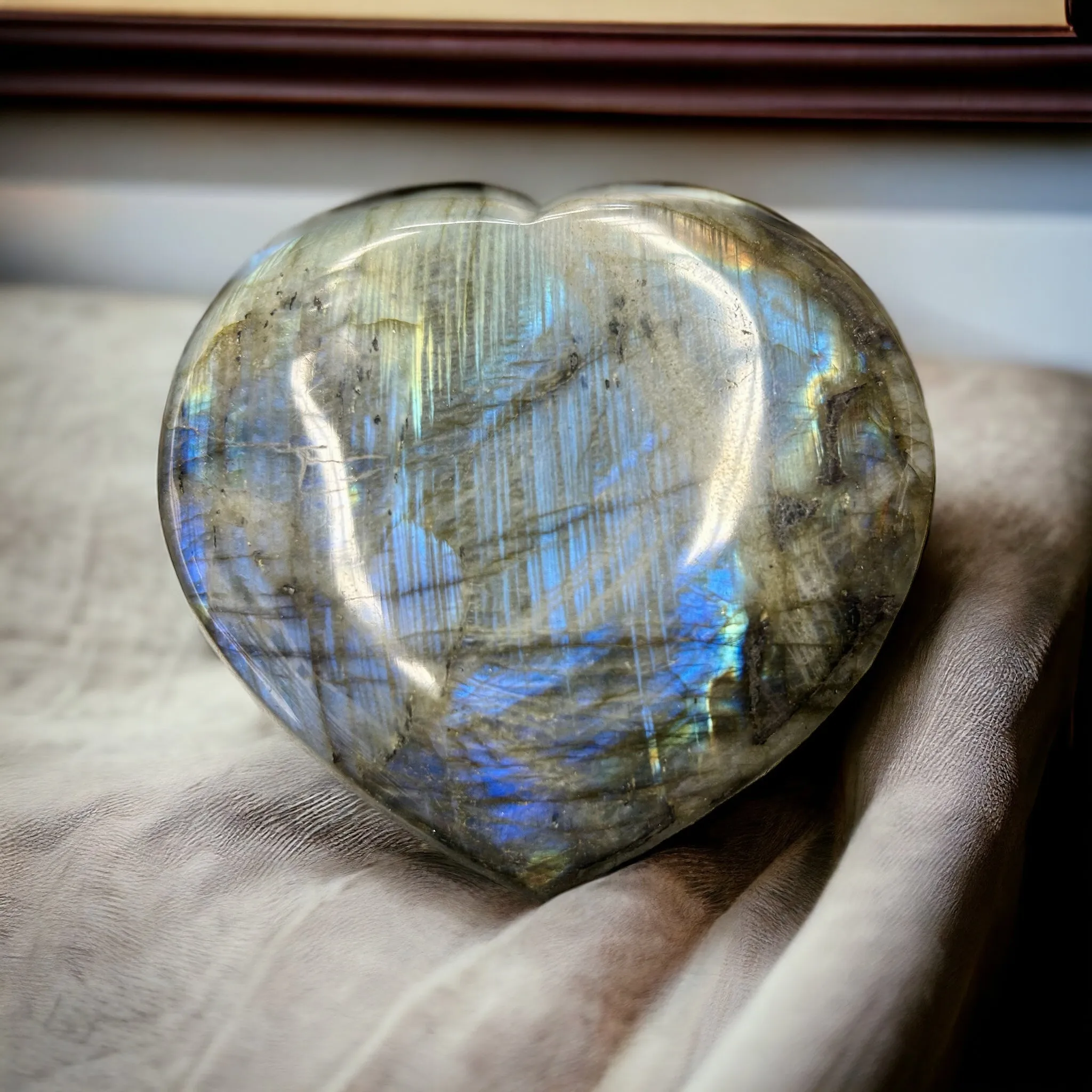 Labradorite Heart - Large