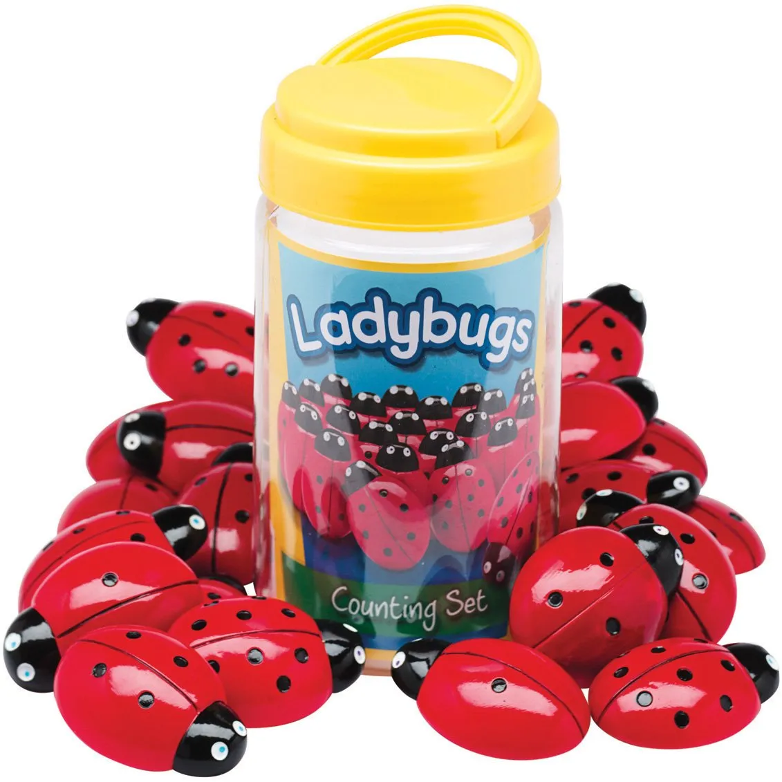 Ladybug Counting Stones pk 22