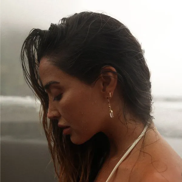 Laguna Earrings | Kelp
