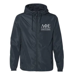 Lambda Phi Epsilon Full Zip Windbreaker