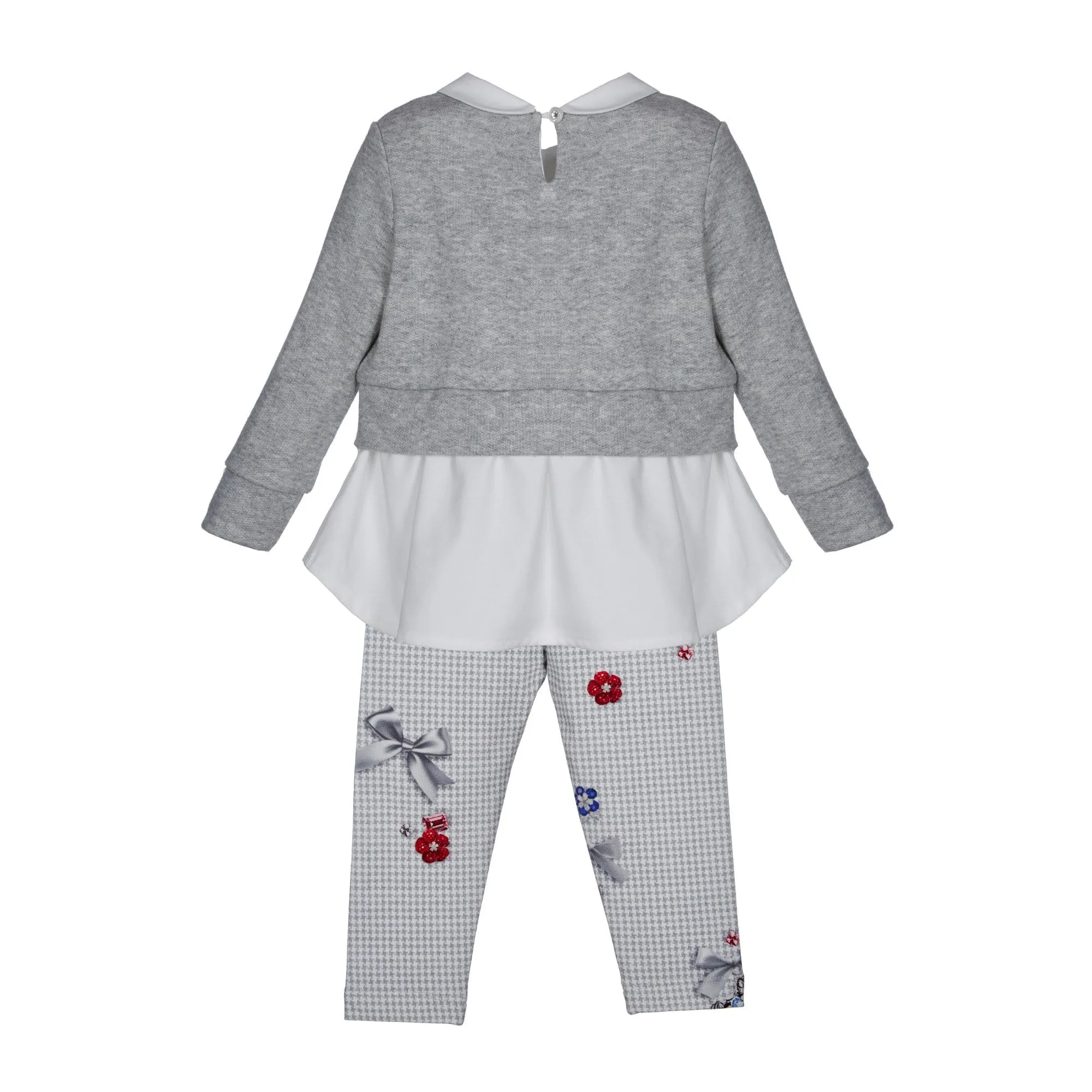 LAPIN HOUSE - Dogtooth Jewel Legging Set - Grey