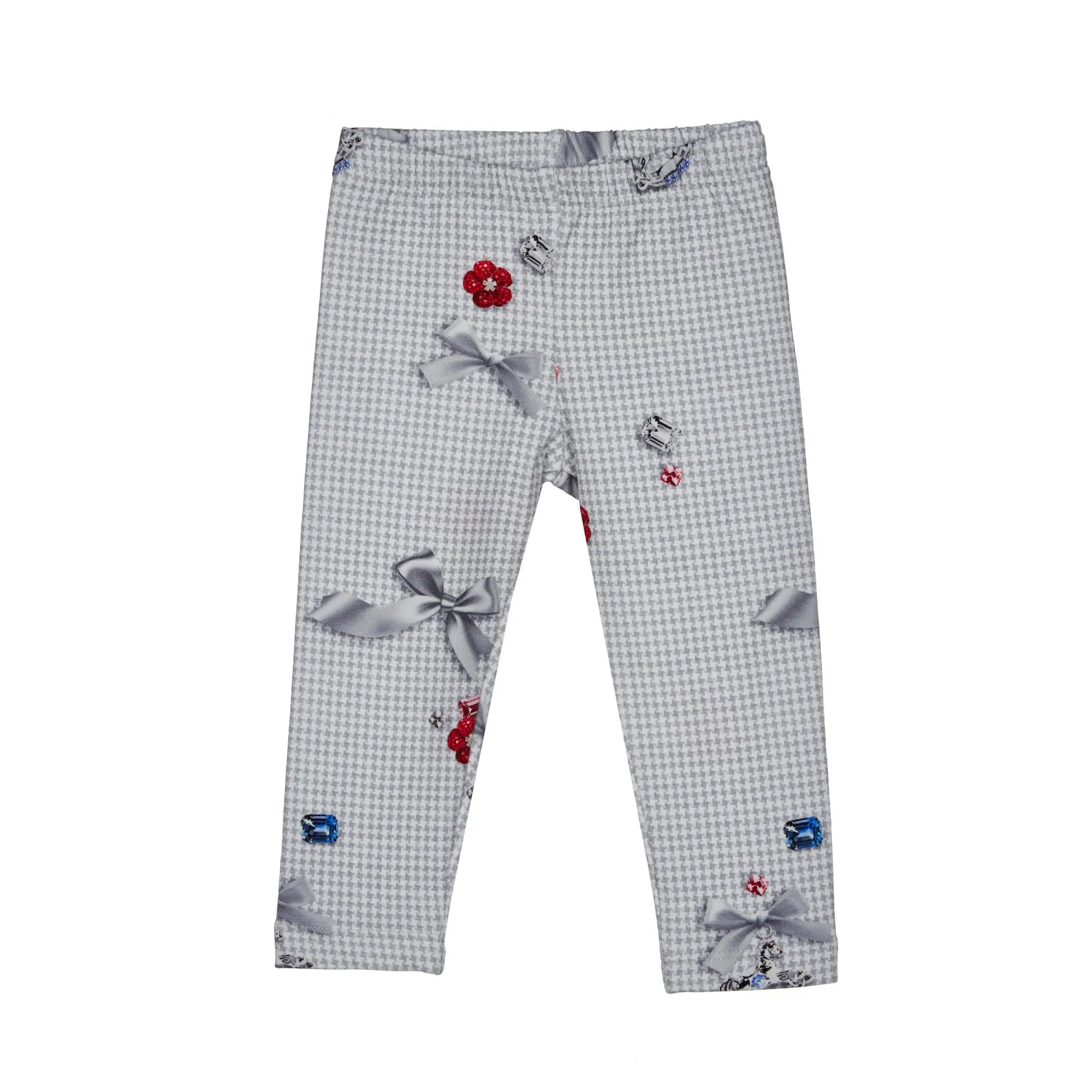 LAPIN HOUSE - Dogtooth Jewel Legging Set - Grey