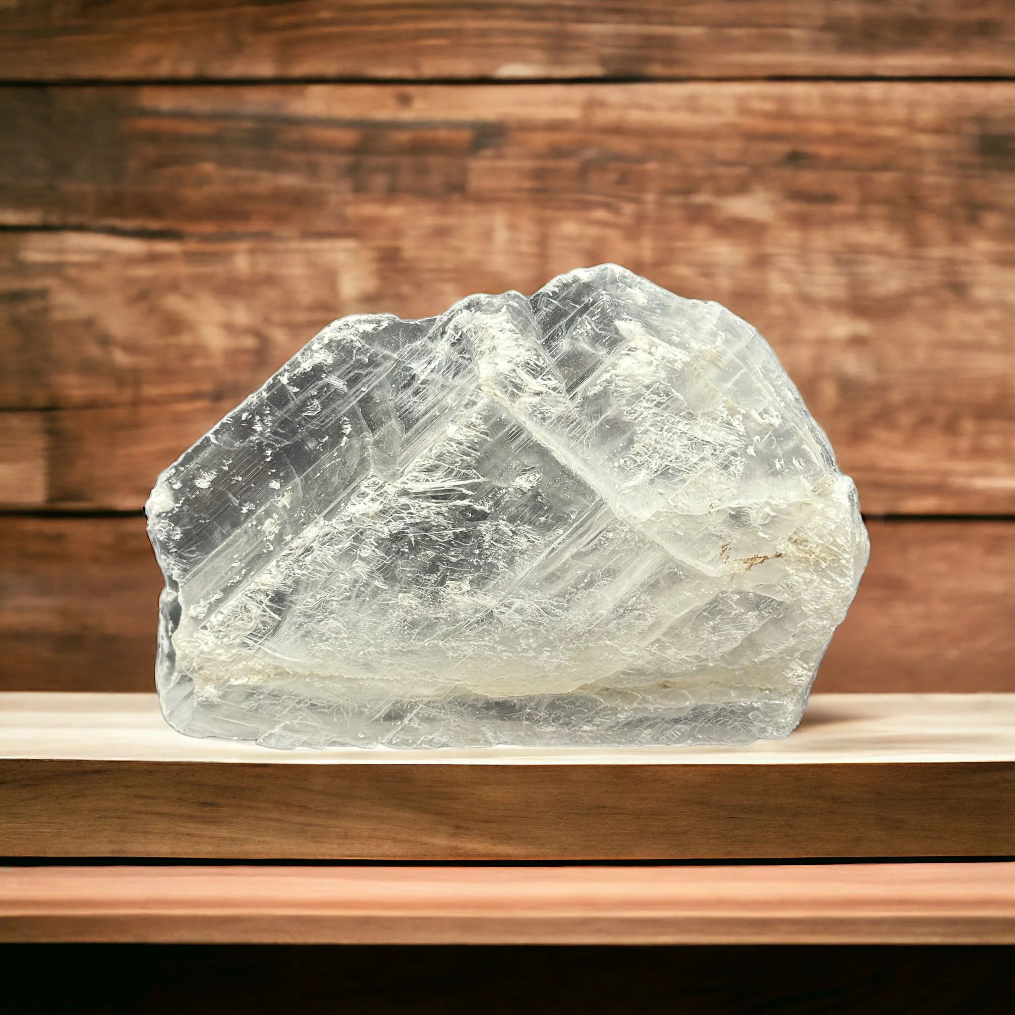 Large Natural Brazilian Selenite Crystal - Self Standing