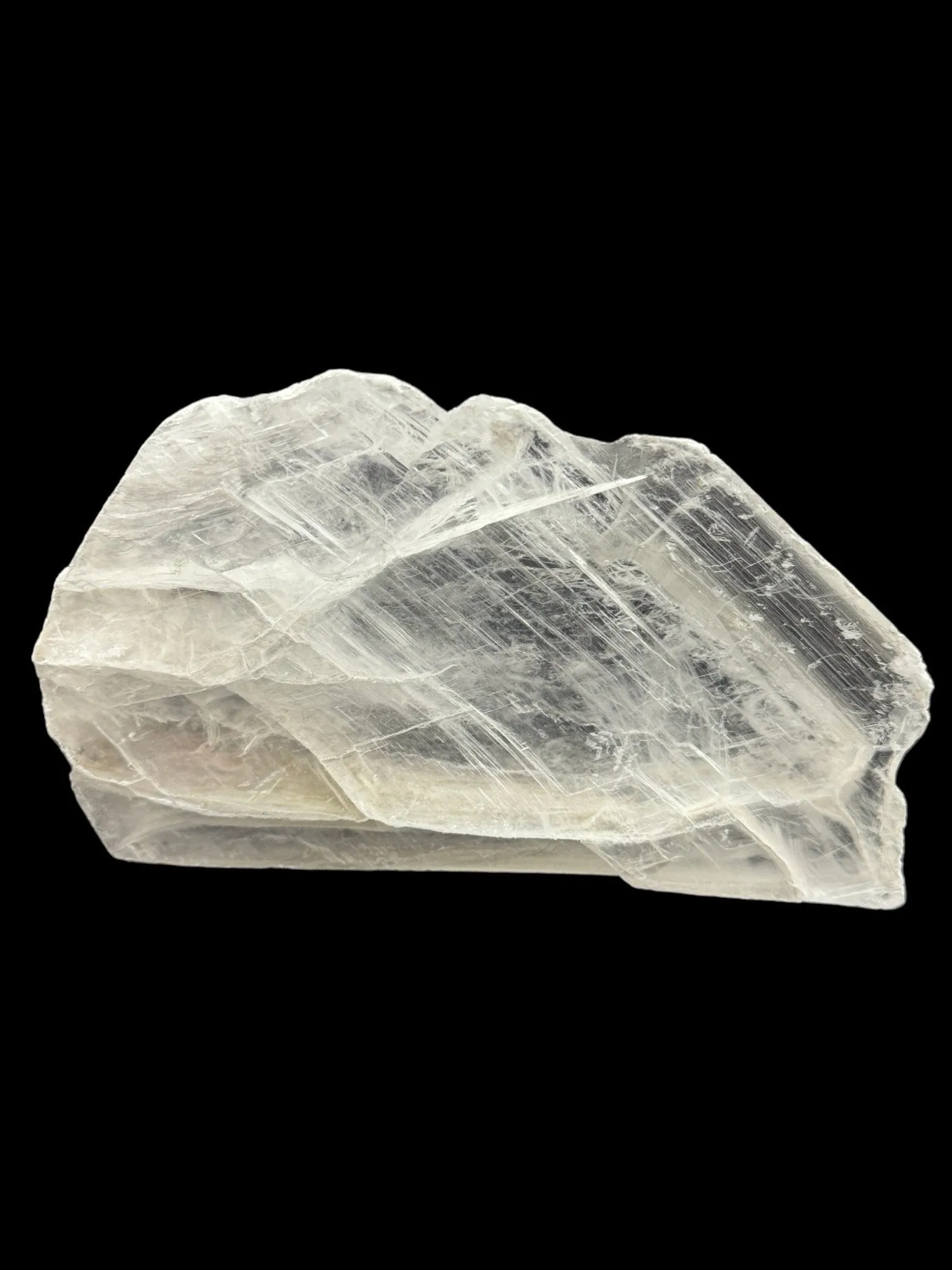 Large Natural Brazilian Selenite Crystal - Self Standing